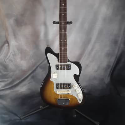 Zenon Vintage, Rare, Model ES70 Electric Guitar, Made in Japan 1965, Tobacco Burst image 2