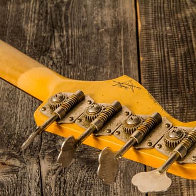 Immagine Fender CUSTOM SHOP JAZZ BASS 1961 RW #CZ556667 - HEAVY RELIC LAKE PLACID BLUE 1961 - 6