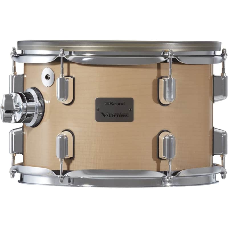 Roland V-Drums Acoustic Design Tom Pad 12x8 Gloss Natural image 1
