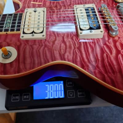 GIBSON CUSTOM SHOP 1959 LES PAUL Historic Collection PREMIUM GRADE (Yamano Exclusive) 2006 - Trans Pink  7A QM - Only 3 Made - image 20