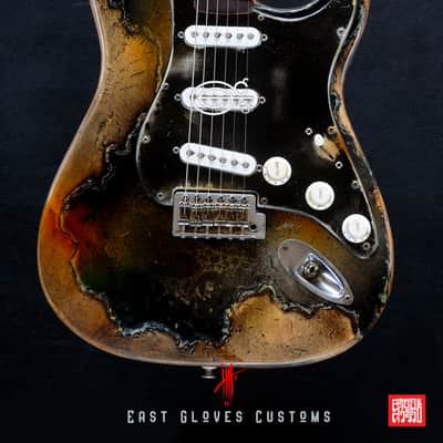 Fender Stratocaster Green Paisley Heavy Aged Relic by East Gloves Customs image 14
