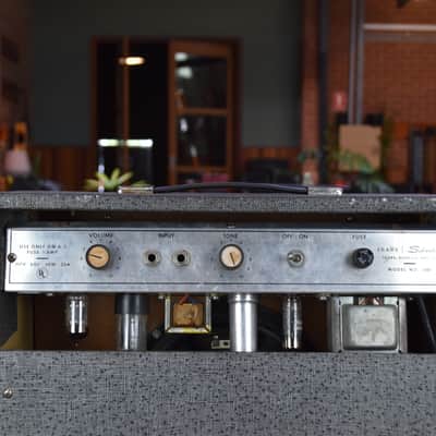 Silvertone Model 1481 5-Watt 1x8 Guitar Combo 1960s - Gray image 4
