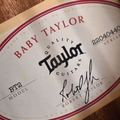 Taylor Baby Taylor BT2 3/4 Acoustic Guitar | Mahogany Finish W/Gig Bag image 21