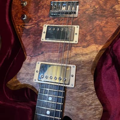【Masterpiece】Japanese Hand Crafted Exotic 1-Piece Burl Bubinga! Black Zoo Works Rotan - Handmade in Japan | Suhr Aldrich | image 8