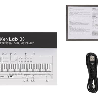 Arturia KEYLAB 88-Key Mk3 Black USB Midi Keyboard Controller+Abletone Live Lite image 8