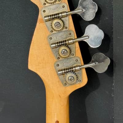 Fender Precision Bass 1975 - beat sweet See-Thru Blonde w/a set of hot P-J EMG pickups. image 7