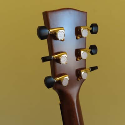 Goodall master Cedar/ AAA Claro Walnut Concert Jumbo Cutaway, with case. image 10