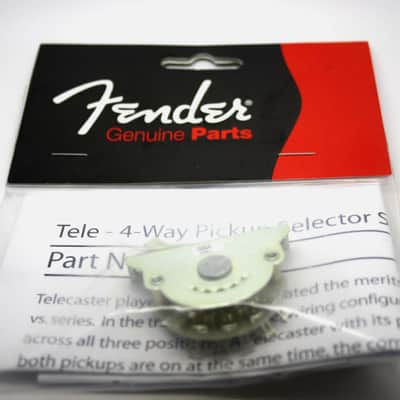 Immagine ORIGINAL FENDER 4 WAY PICKUP SELECTOR SWITCH FOR FENDER TELECASTER WITH TIP CAP - 2