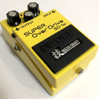 Used Boss SD-1W Waza Craft Super Overdrive Guitar Effects Pedal