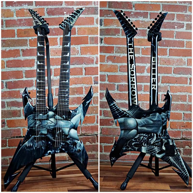 (Video Demo) Jackson USA Custom Shop Pablo Masterbuilt Double Neck 6 & 7 2009 Custom Graphic image 1