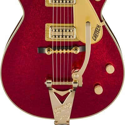 Gretsch G6129TG-59VS Limited-edition Sparkle Jet Electric Guitar - Red Sparkle image 1
