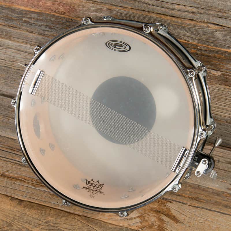 OCDP NAMM show 14×6.5 OCDP 6.5x14 15 Ply Vented Maple Snare Drum Black USED | Reverb