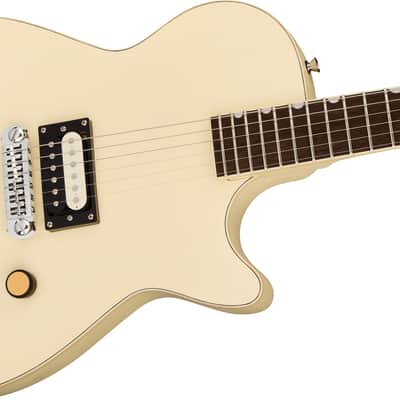 Gretsch Streamliner Jet 1 Pickup Laurel FB Vintage White image 4
