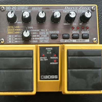 Boss OD-20 Overdrive/Distortion 2005 - Present - Yellow image 1