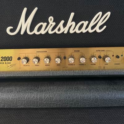 Marshall JCM 2000 DSL 50 Dual Super Lead 2-Channel 50-Watt Guitar Amp Head 2000s - Black image 7
