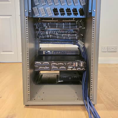 5x Canford M&M Broadcast-spec 2U Bantam Patchbays 2x24, Canford/VanDamme looms image 3