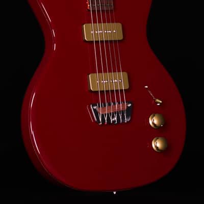 Danelectro Dan O. Mano Electric Guitar, Maroon image 4