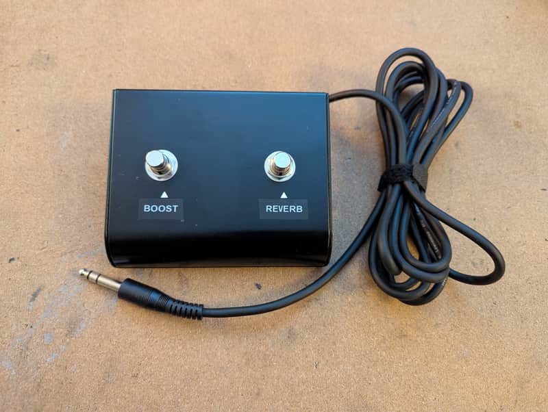 Live Wire 2-Button (Marshall style) Footswitch - Black image 1