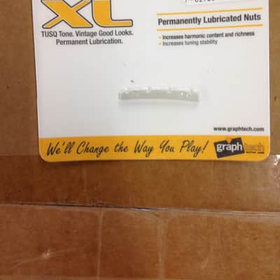 Graph Tech PQL-1214-00 TUSQ XL 1-7/32" E-to-G Slotted Jazz Bass-Style Nut