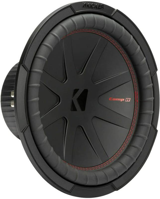 Kicker 48CWR122 COMPR 12-Inch Car Audio Dual Voice Coil Subwoofer 2-OHM 500 Watt image 1