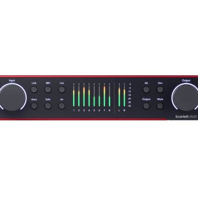 Focusrite Scarlett-18i20-4th-GEN 2025 - Black with red trim image 1