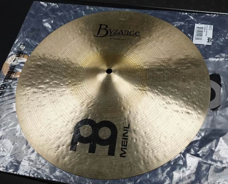 Meinl 16" Byzance Traditional Medium Crash Cymbal 2001 - Present - Traditional image 1
