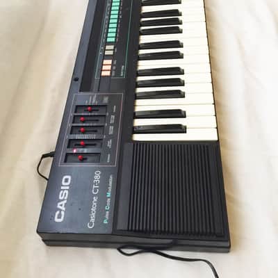 CASIO CT-380 Vintage Pulse Code Modulation Synthesizer 49-Key Keyboard. Made in JAPAN- 1983. image 5