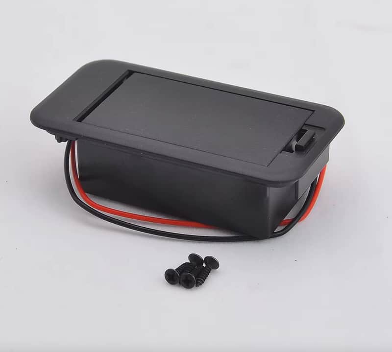 9V Bass Guitar Battery Box Compartment Case image 1