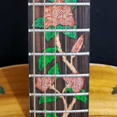 Blueberry Handmade Acoustic Guitar Grand Concert image 8