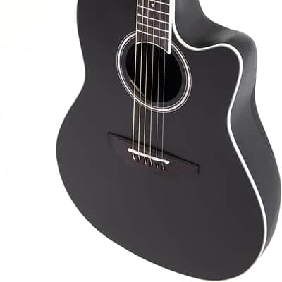 Ovation Applause Mid-depth Acoustic-Electric Guitar - Satin Black image 2