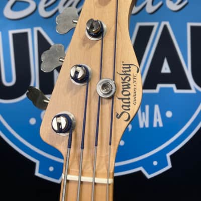 Sadowsky - NYC Tom Hamilton's Aerosmith, 4-String Bass Guitar (#83) 2000s - Blonde image 10