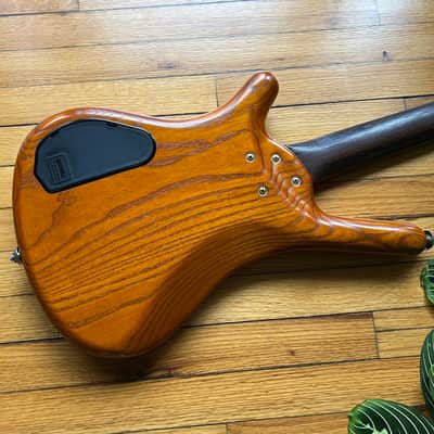 1997 Warwick Corvette “FNA” Fretless Conversion Electric Bass w/ Original Warwick Gigbag image 6