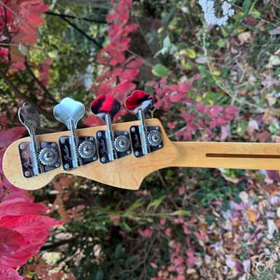 1978 Fender Jazz Bass - Cherry Burst - Dots & Binding - OHSC image 3