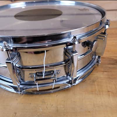 Ludwig No. 400 Supraphonic 5x14" 10-Lug Aluminum Snare Drum with Keystone Badge 1963 - 1969 - Chrome-Plated image 2
