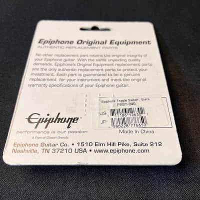 Epiphone Toggle Switch PEST-040 - Black image 3