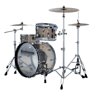 Ludwig Vistalite Fab 3-Piece Shell Pack w/22" Kick - Bronze image 2