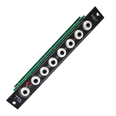 Tiptop Audio MIX7 Analogue Summing Mixer Module - Black image 1