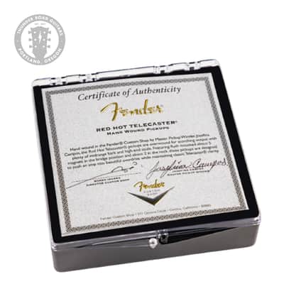 New Fender Custom Shop Josefina Campos Hand-Wound Red Hot Telecaster Pickup Set Signed by Josefina image 1