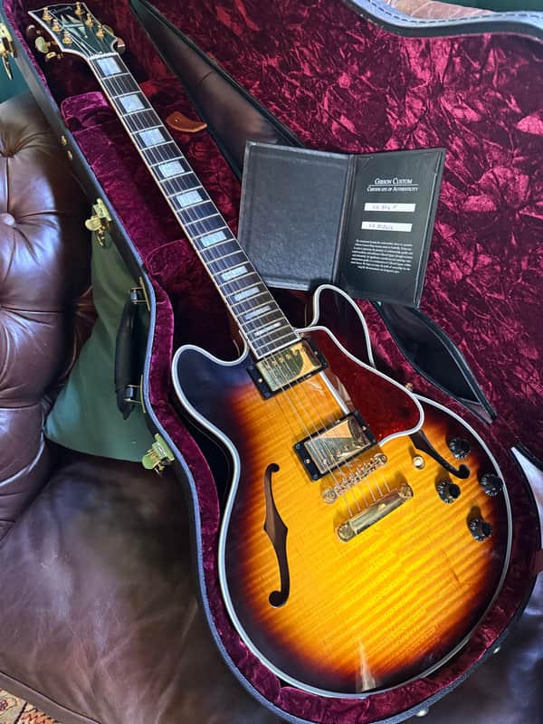 Gibson Custom Shop CS-356 (2023) Sunburst Figured Top Semi-Hollow Electric Guitar- Like New! Barely Played! image 1