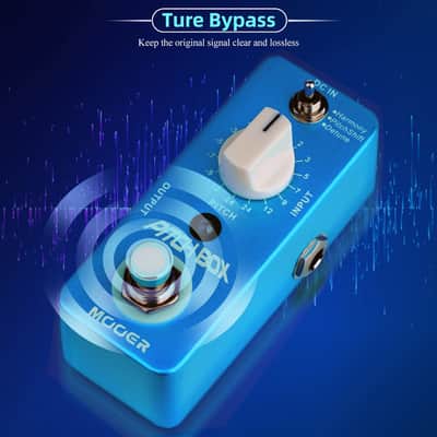 Mooer Drop Pitch Harmonizer Guitar Effect Box - MPS1 Octave Pitch Box Guitar Harmonizer Pedal with True Bypass image 5