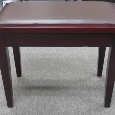 CPS Imports Walnut Piano Bench with Storage image 2