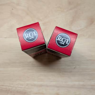 Pair of RCA 12AU7 ECC82 Vacuum Tubes, Gorgeous & Boxed, Audio, Hifi, 1940s WWII image 6