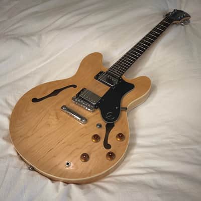 Vintage 1990 Epiphone Dot (Gibson 335) - Made in Korea (MIK) - Natural - Free Pro Setup image 13
