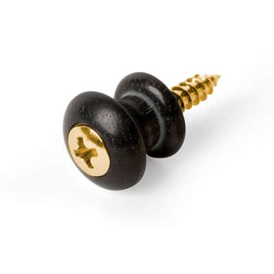 Waverly Anniversary Collection Tuners Complete Set in Ebony, Gold, Includes, Bridge Pins, Endpin, and Strap Button image 6