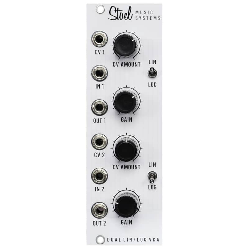 Stoel Music Systems Dual Lin/Log VCA Eurorack Module (Voltage Controlled Amplifier) image 1