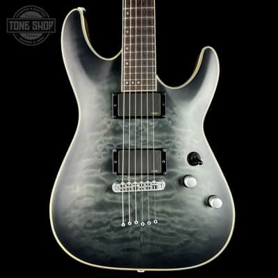 Used Schecter C-1 Platinum 6 Satin Smoke w/bag TSU25187 image 1