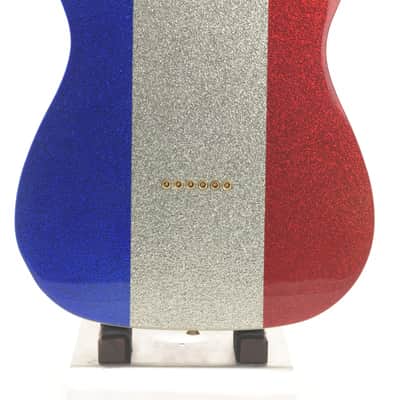 Fender Buck Owens Telecaster 2024 Red, Silver & Blue Sparkle 3473gr image 12