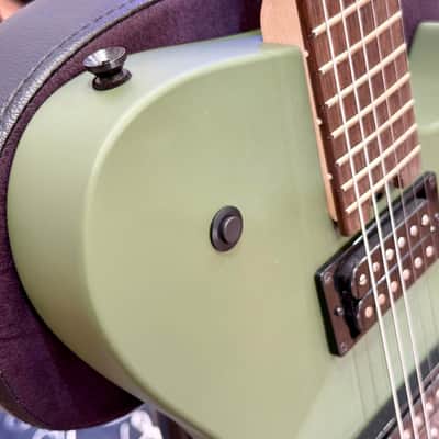 🔥2025 NEW RELEASE🔥 Manson Meta Series Matt Bellamy MBM-2H~ Satin Olive Green! image 7