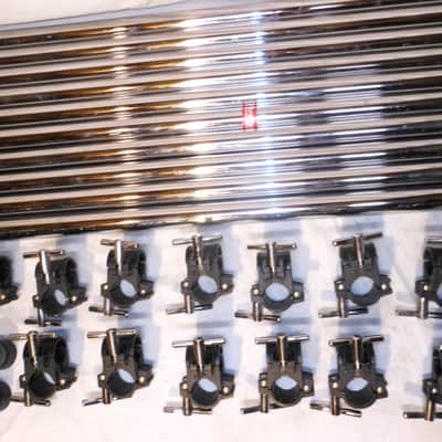 GIBRALTAR HUGE Wrap-Around Rack System 10 Tubes + 26 Mounting Clamps image 3