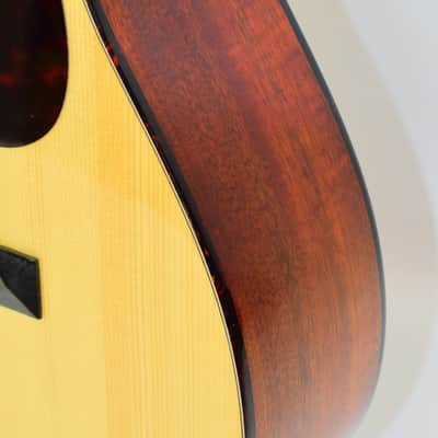 Eastman E10P Parlor Acoustic Guitar with Soundhole Pickup, Natural image 8
